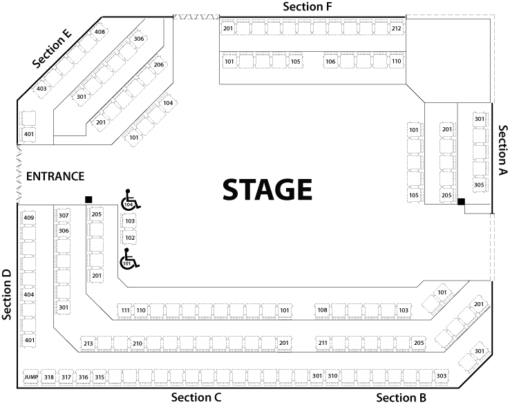 Plaza Seating Chart